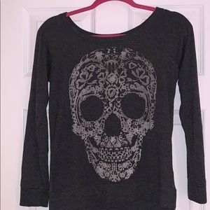 Long Sleeve Skull Shirt